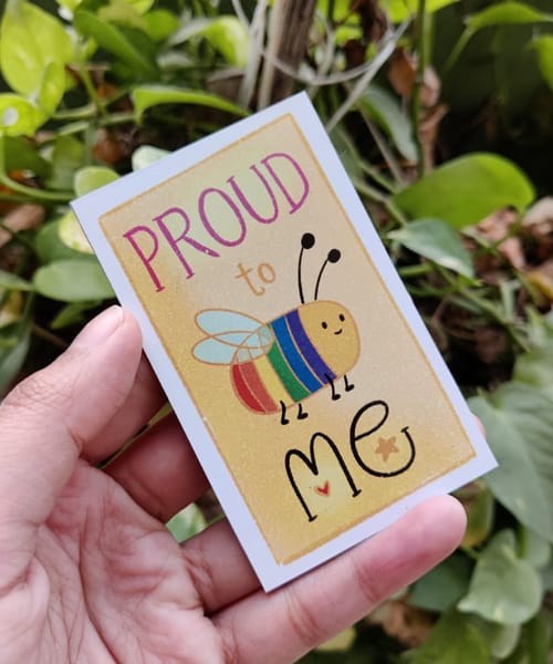 Proud to bee me Fridge Magnet
